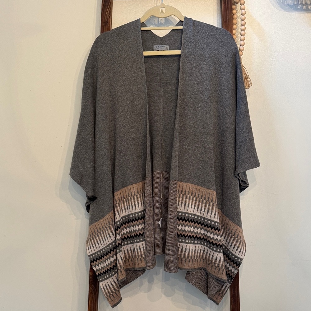 Joseph A. Poncho Cardigan